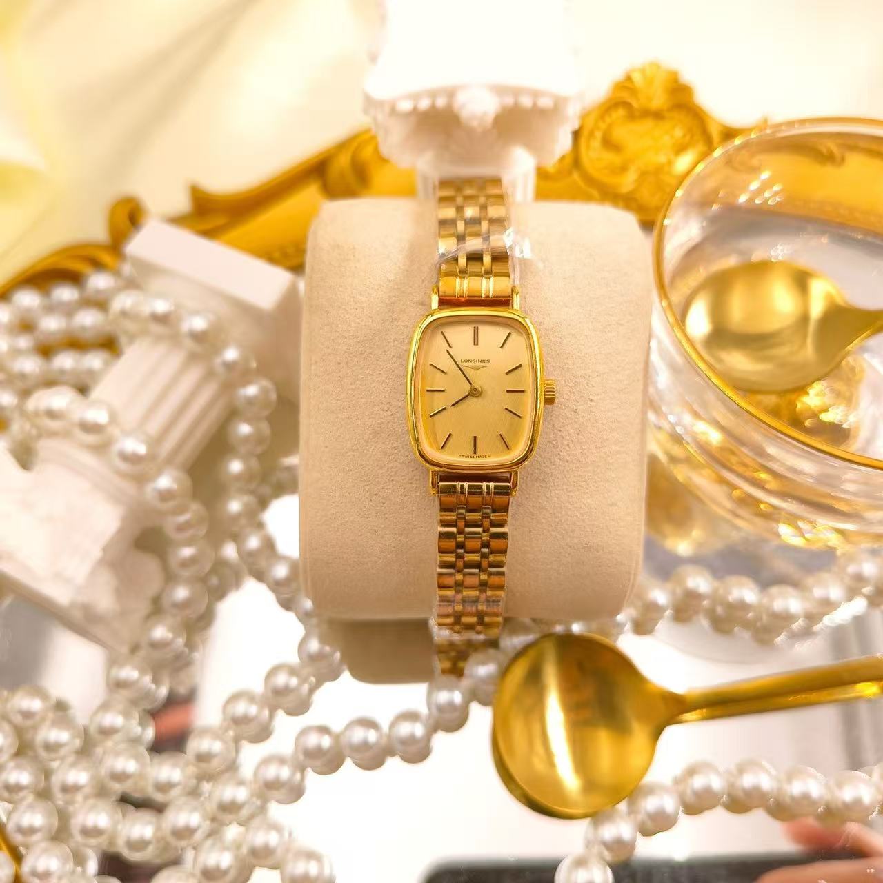 95新 Longines/浪琴 【杭州中古万潮】浪琴手表/23x19.5mm/n0091