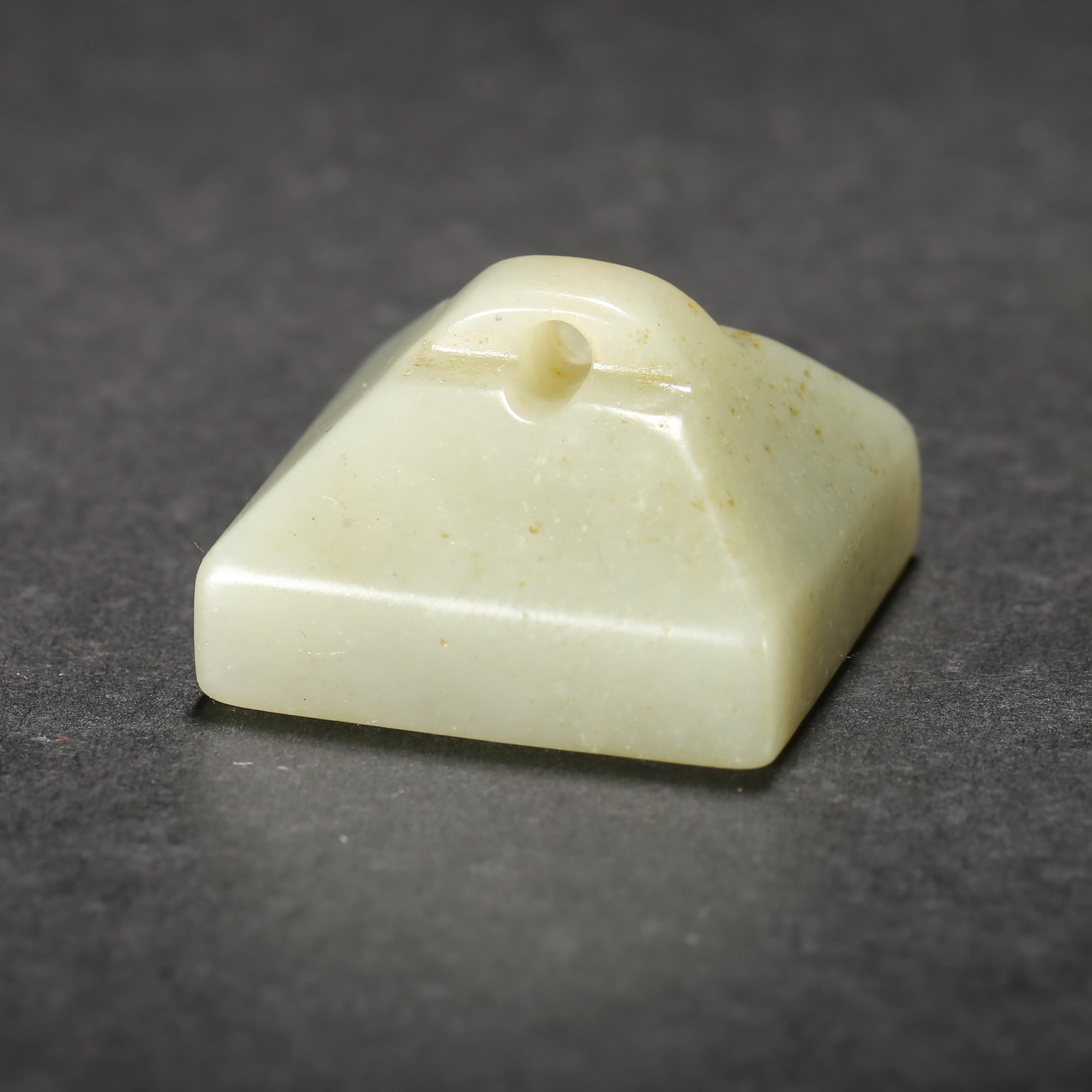 清代*覆斗玉印/07JTY2348/和田玉【北京文博】