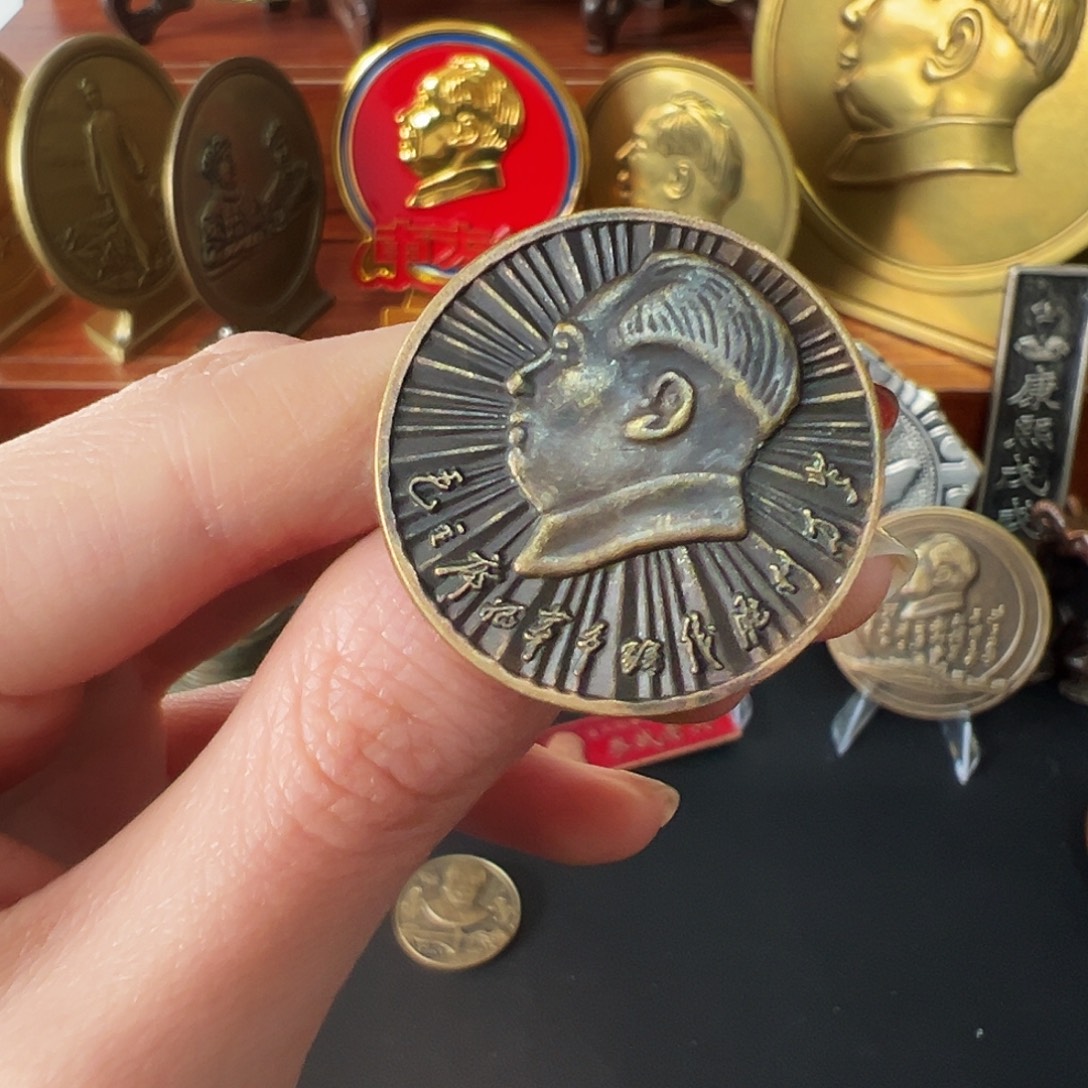 金属黄铜铜章链接