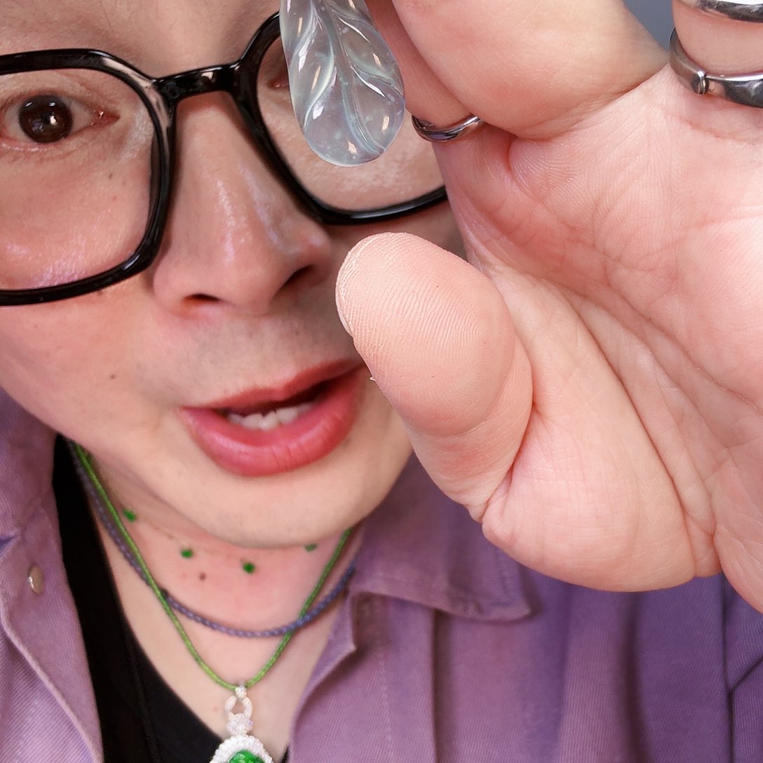 翡翠颈饰18K金镶嵌一个