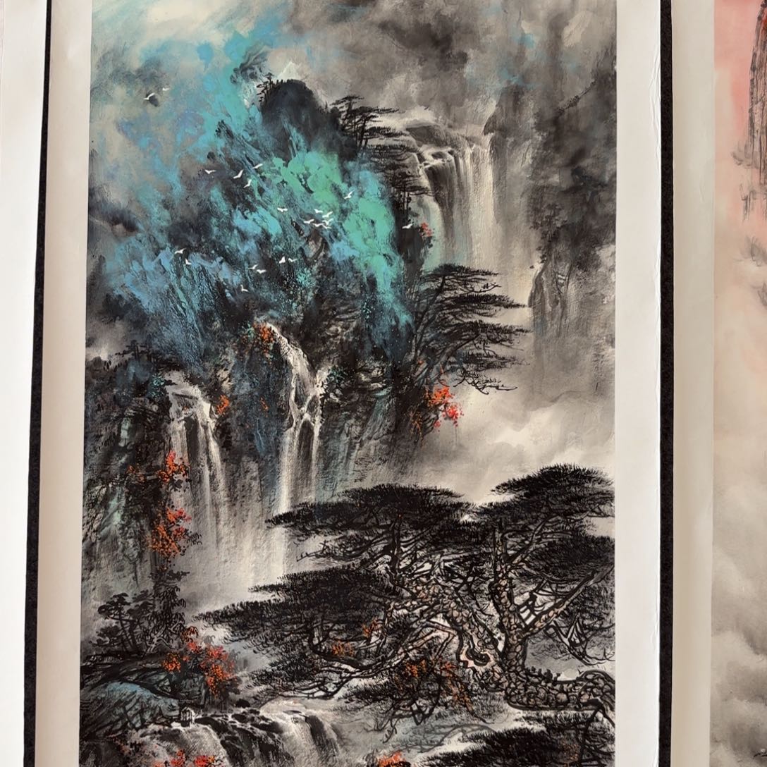 国画国画作品陆远华山水