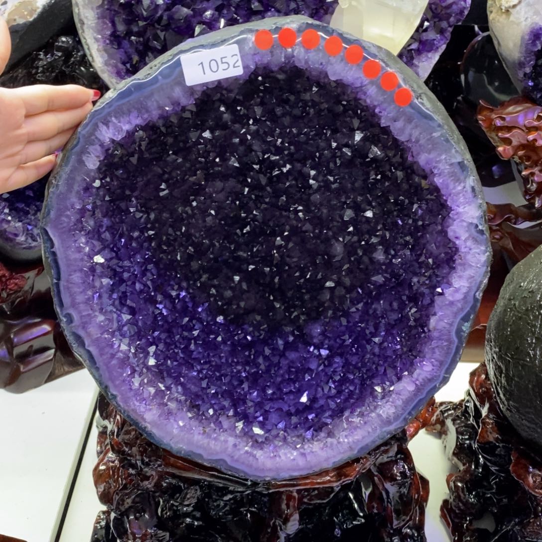 水晶摆件婷未镶嵌