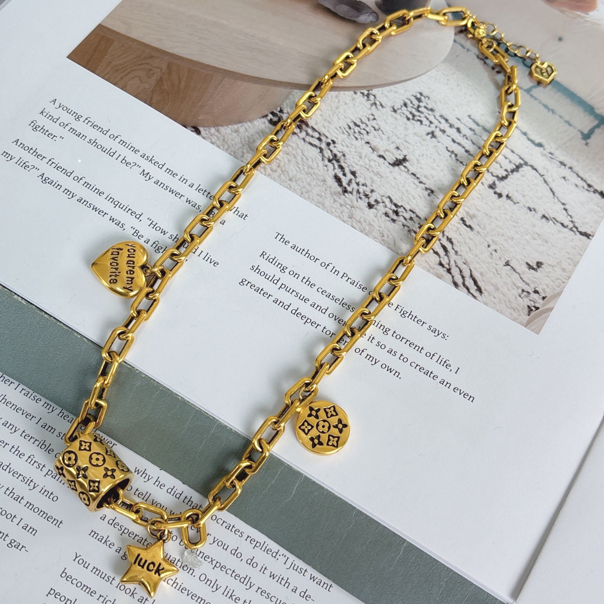 水贝千玺珠宝 老花足金999项链黄金复古电黑工艺5D精品黑金套链