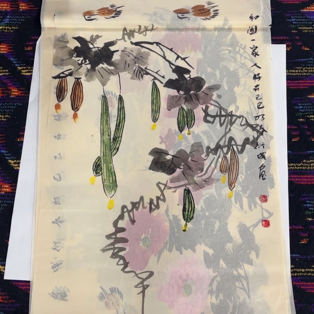 国画国画老师作品刘