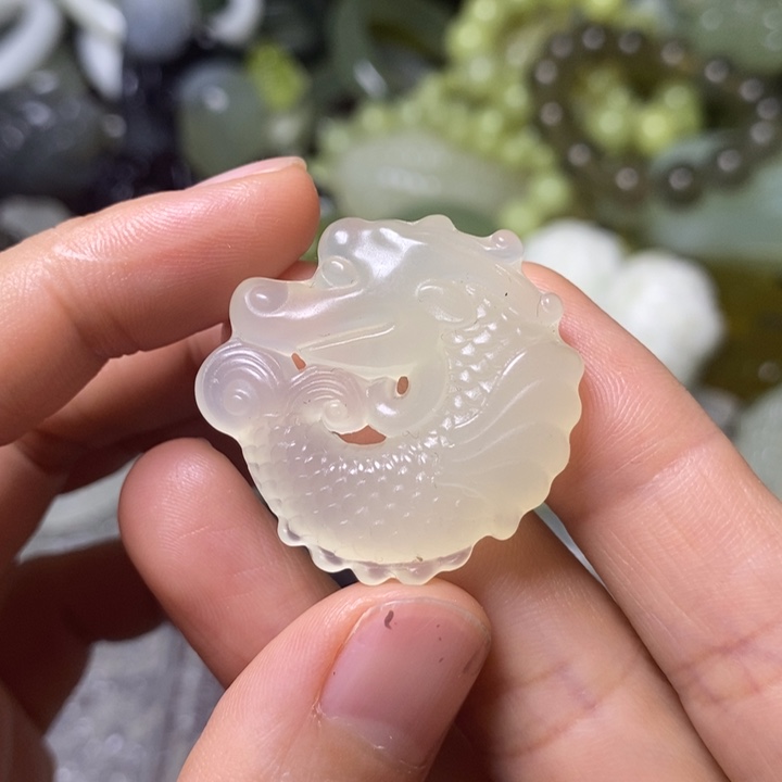 岫玉天然岫玉挂件未镶嵌