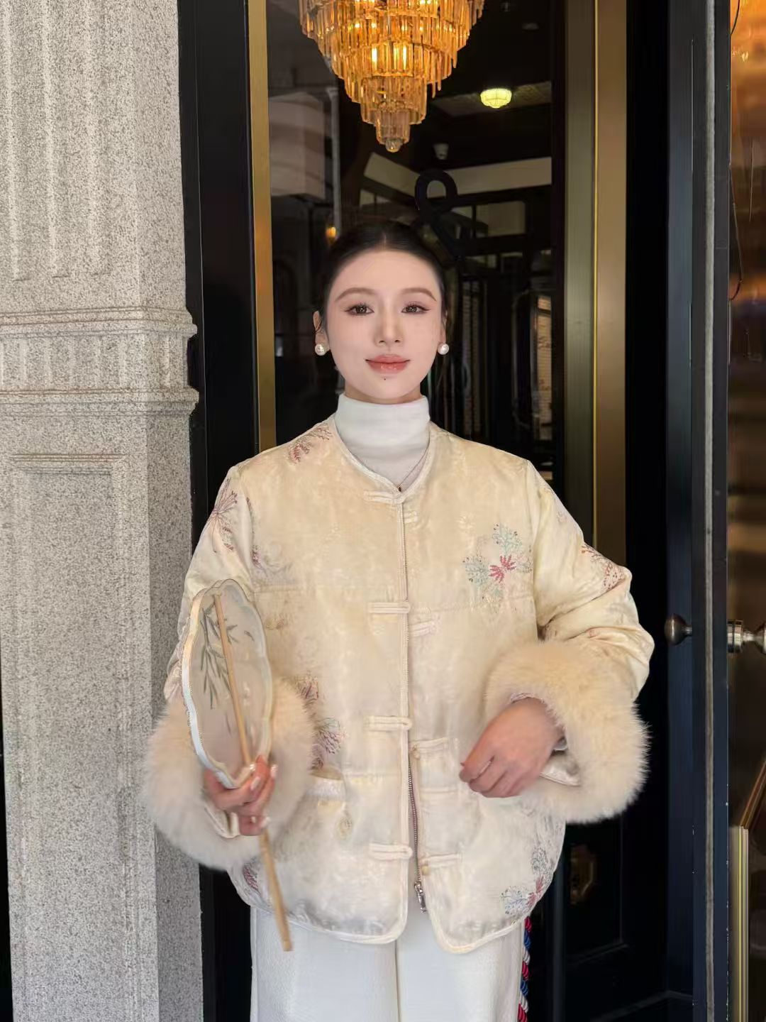 【加棉】漫舞--新中式加棉设计师高定轻奢宽松休闲复古圆领国潮