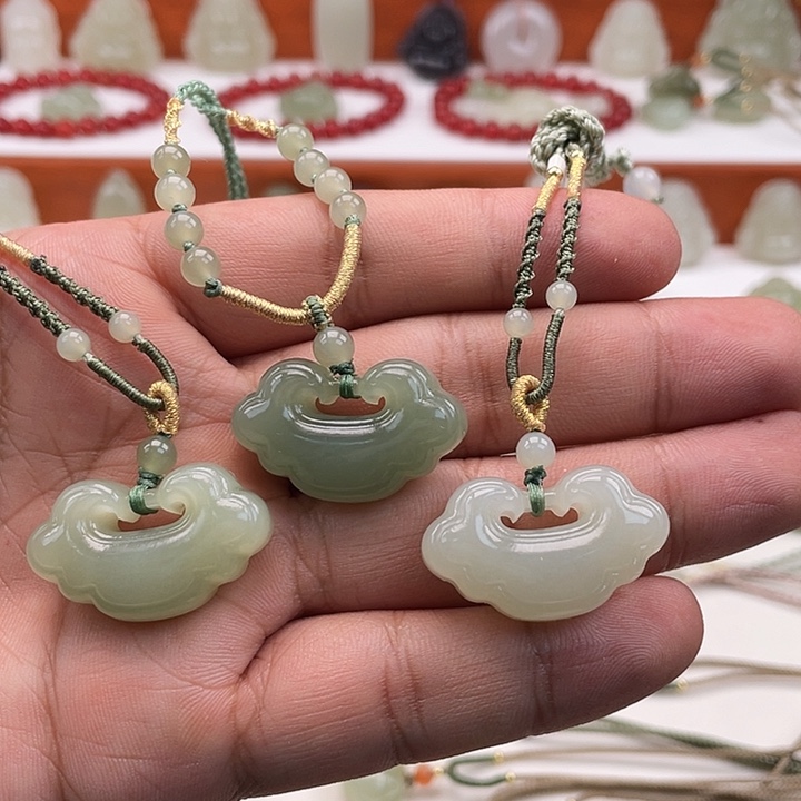 和田玉吊坠(不含链)未镶嵌多样性发一