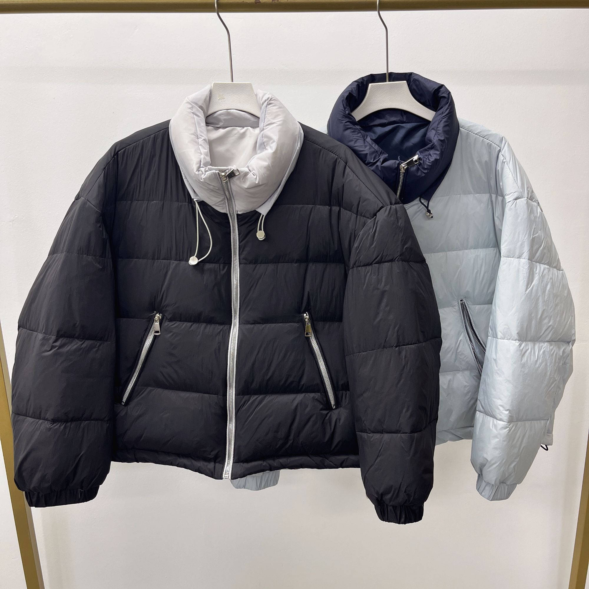 099女装外套时尚休闲轻薄百搭立领保暖外套