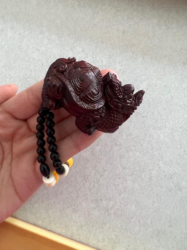 瑞兽龙龟工艺品手把件