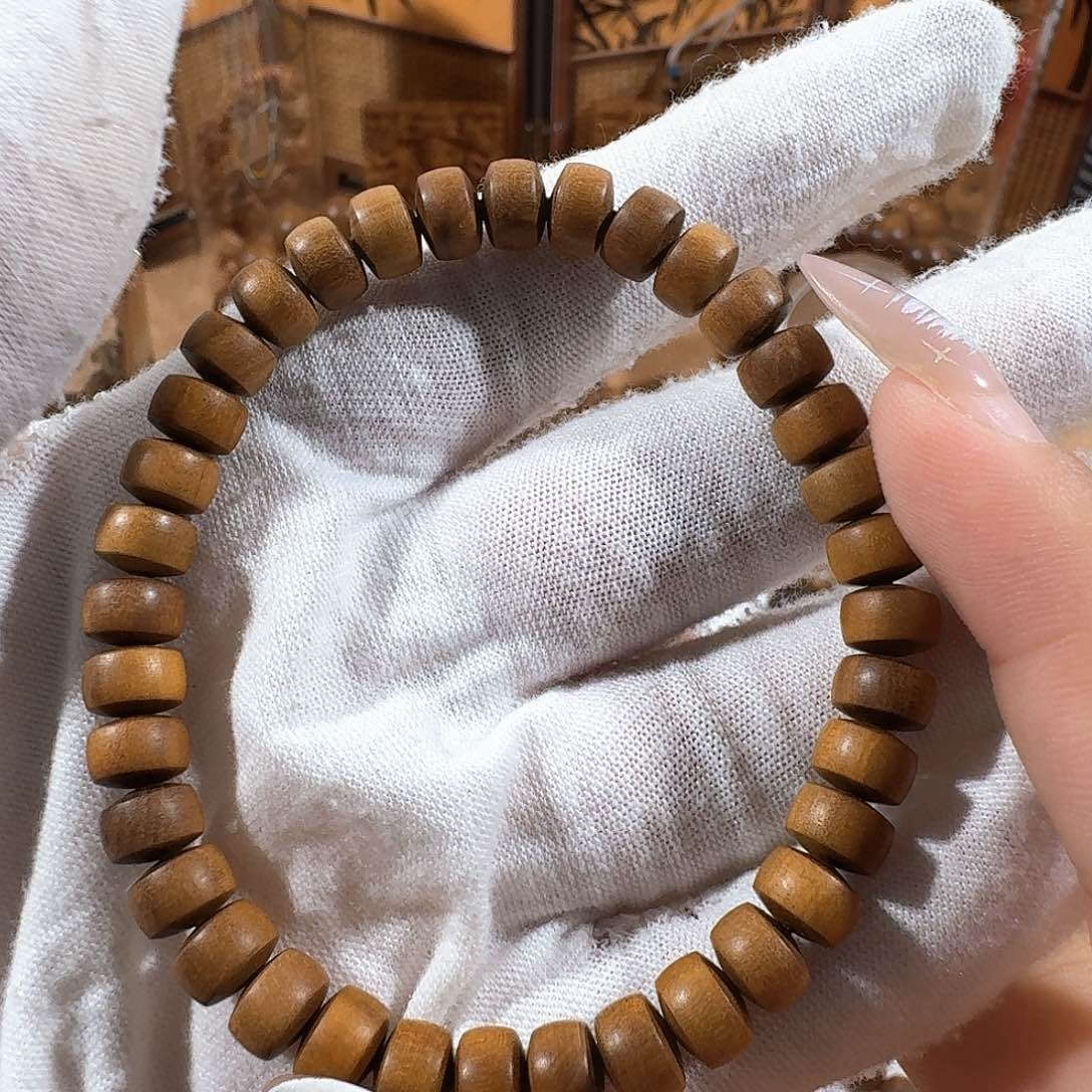 檀香木无事牌药片单圈