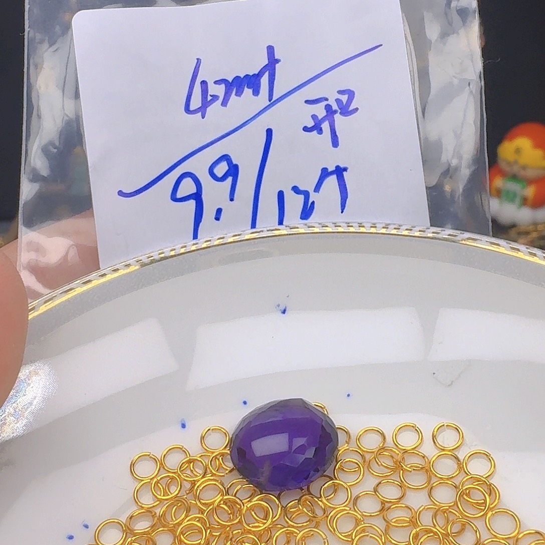 紫晶颈饰银S925镶嵌紫水晶925镶嵌105