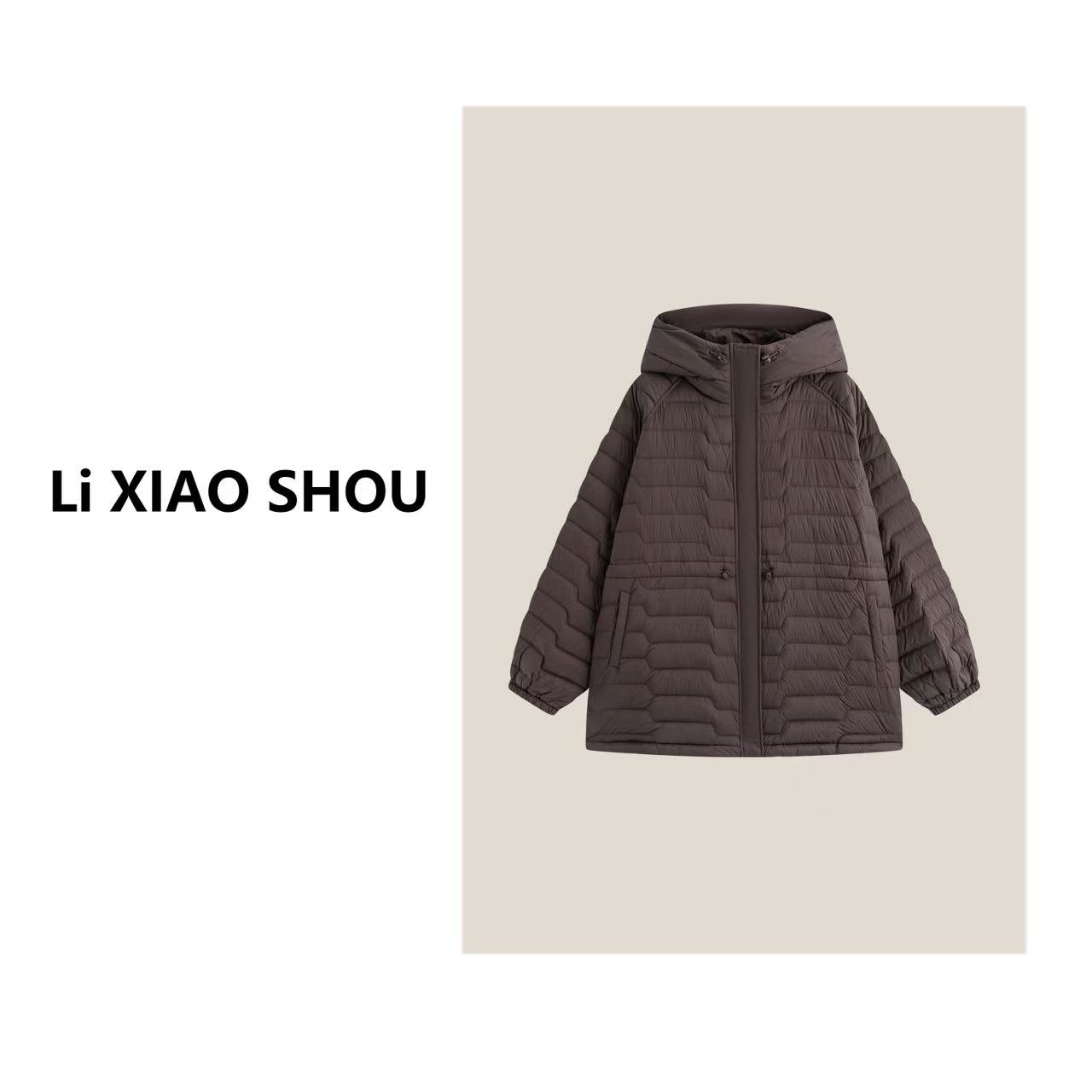 【李小瘦大码女装】冬季百搭舒适宽松休闲羽绒服90绒外套51106