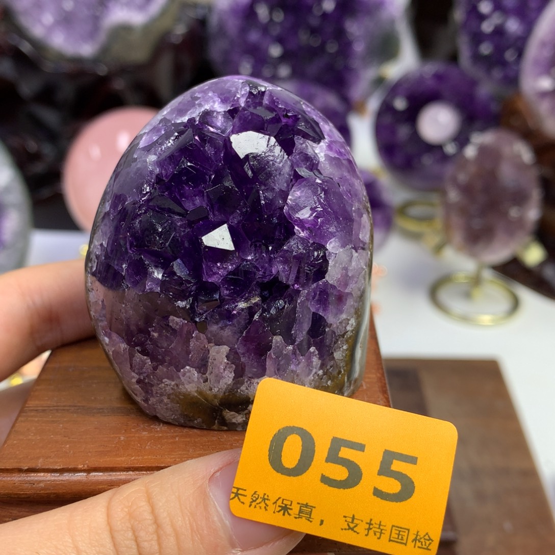 未镶嵌摆件紫晶紫晶