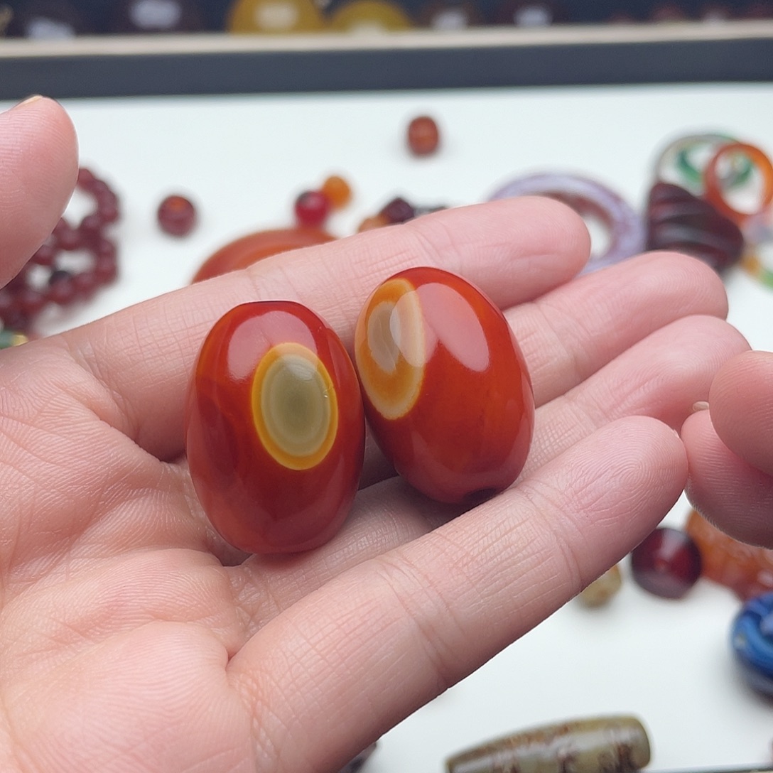 玛瑙/玉髓未镶嵌精品老玛瑙手串