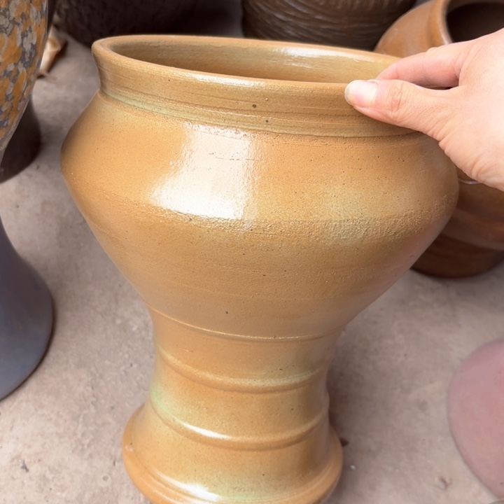 紫砂花盆口径21/29有孔