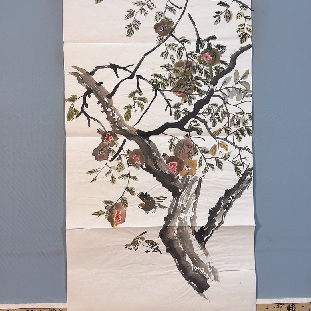 国画1385 牡丹一如您的脸颊