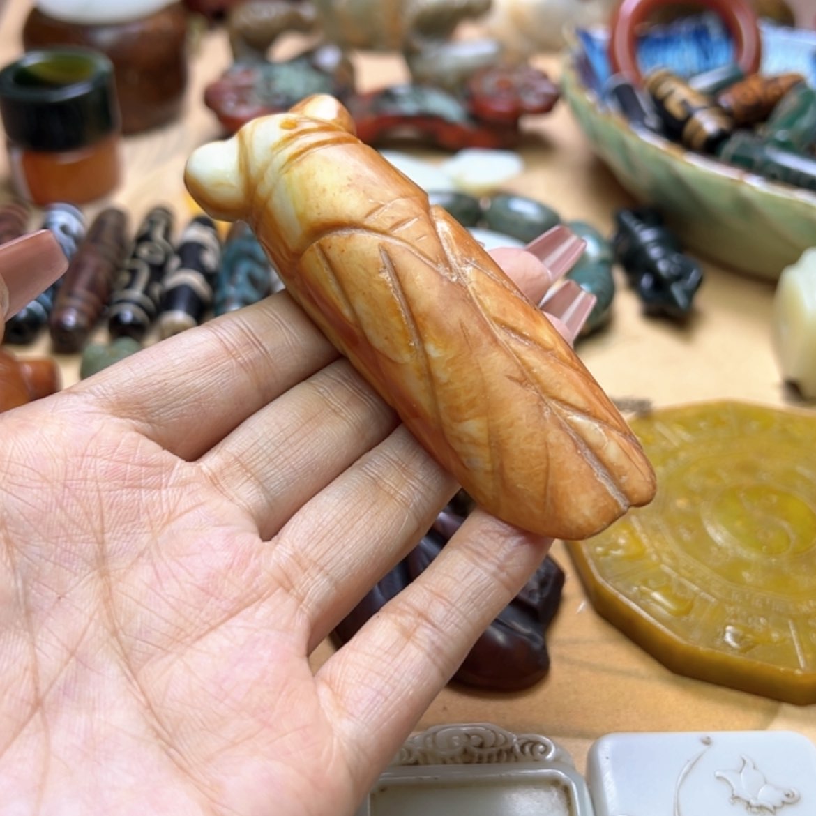 【闪购商品】蛇纹石玉颈饰未镶嵌