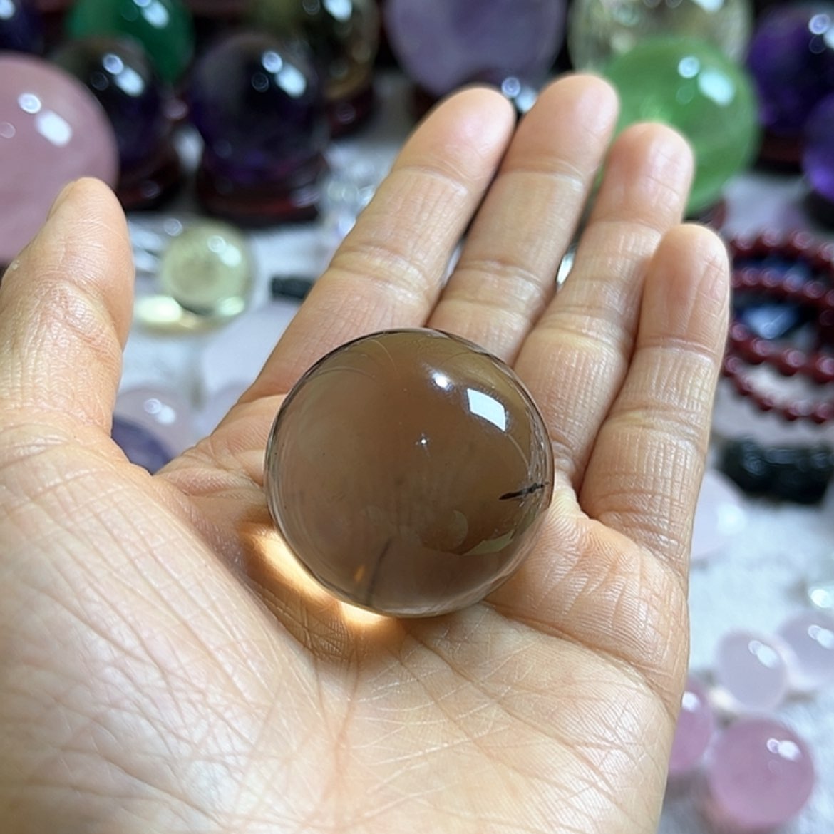 【闪购商品】水晶摆件球未镶嵌