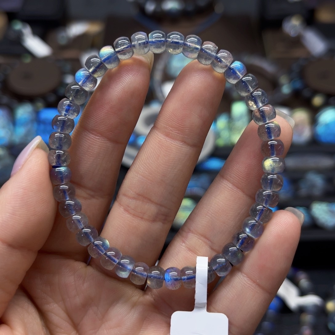 长石手链未镶嵌6.1左右