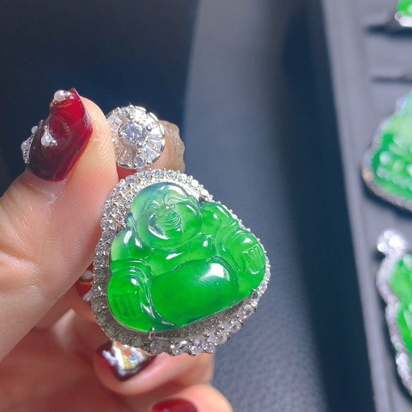 【闪购商品】翡翠吊坠(不含链)银S925镶嵌