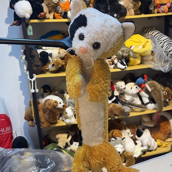 毛绒玩偶软软颗粒长条