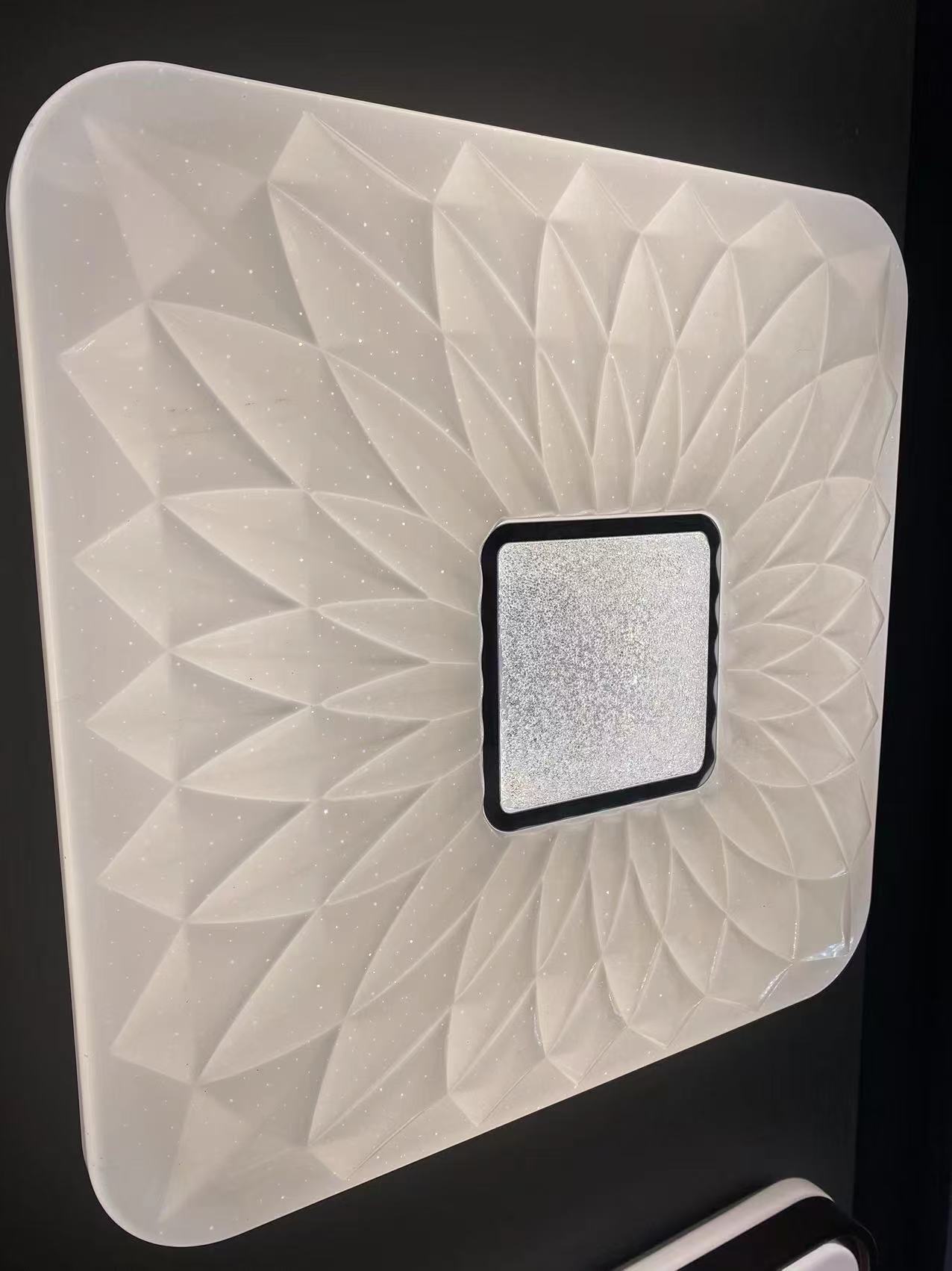 高奢LED吸顶灯闪耀典雅客厅卧室3500k亮光智能遥控创意设计