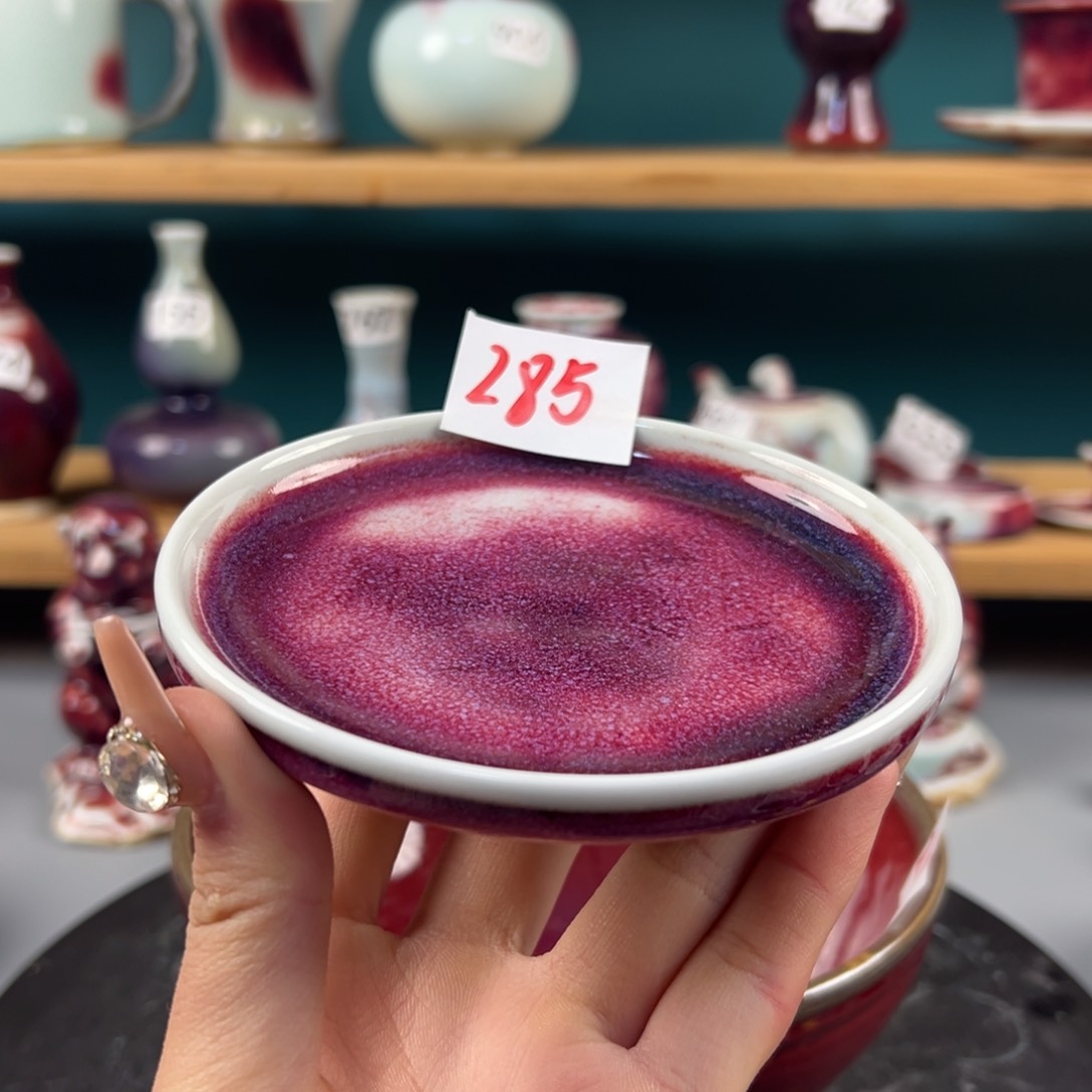 瓷片全品无暇杯垫纯手工