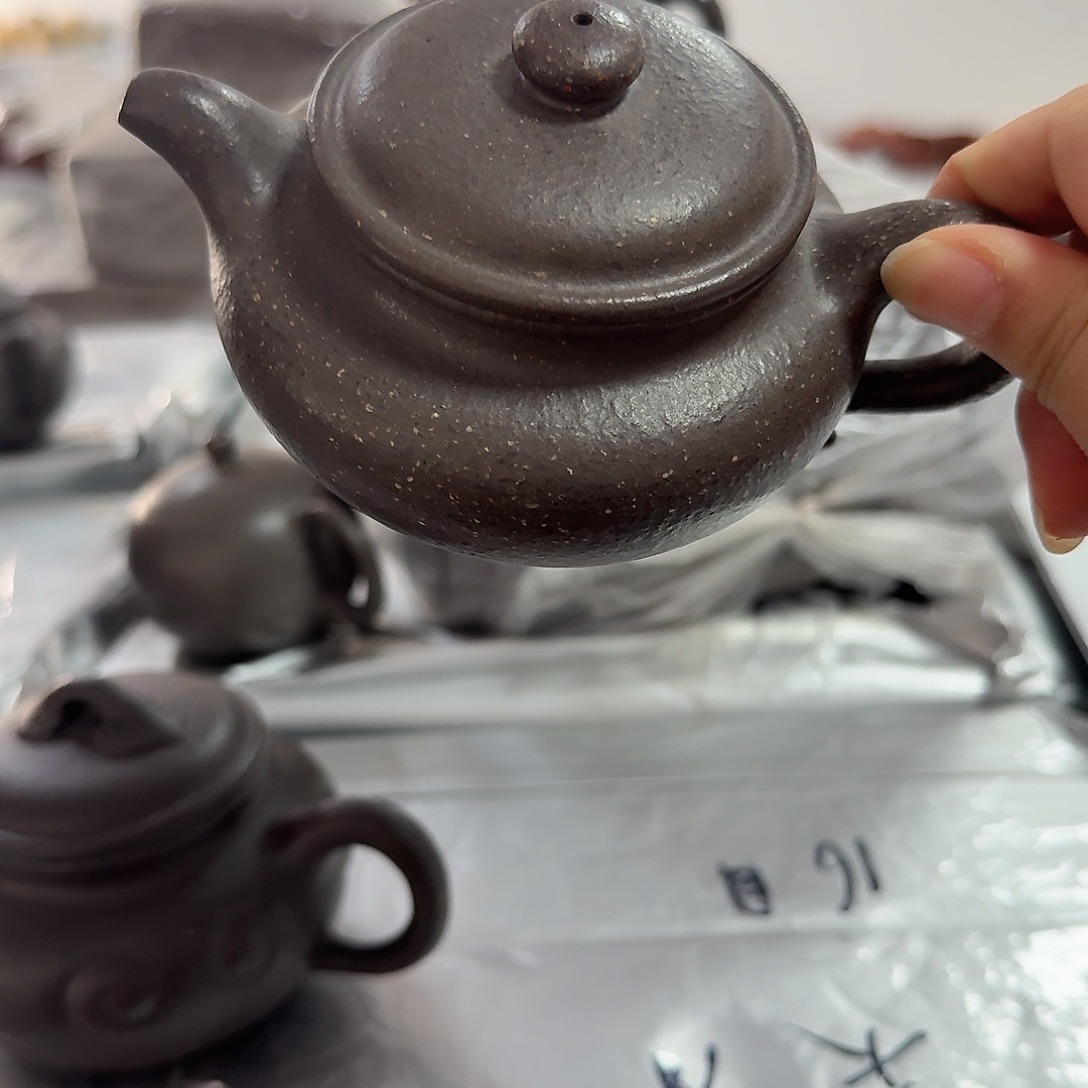 紫砂茶壶黄龙山原矿天青230