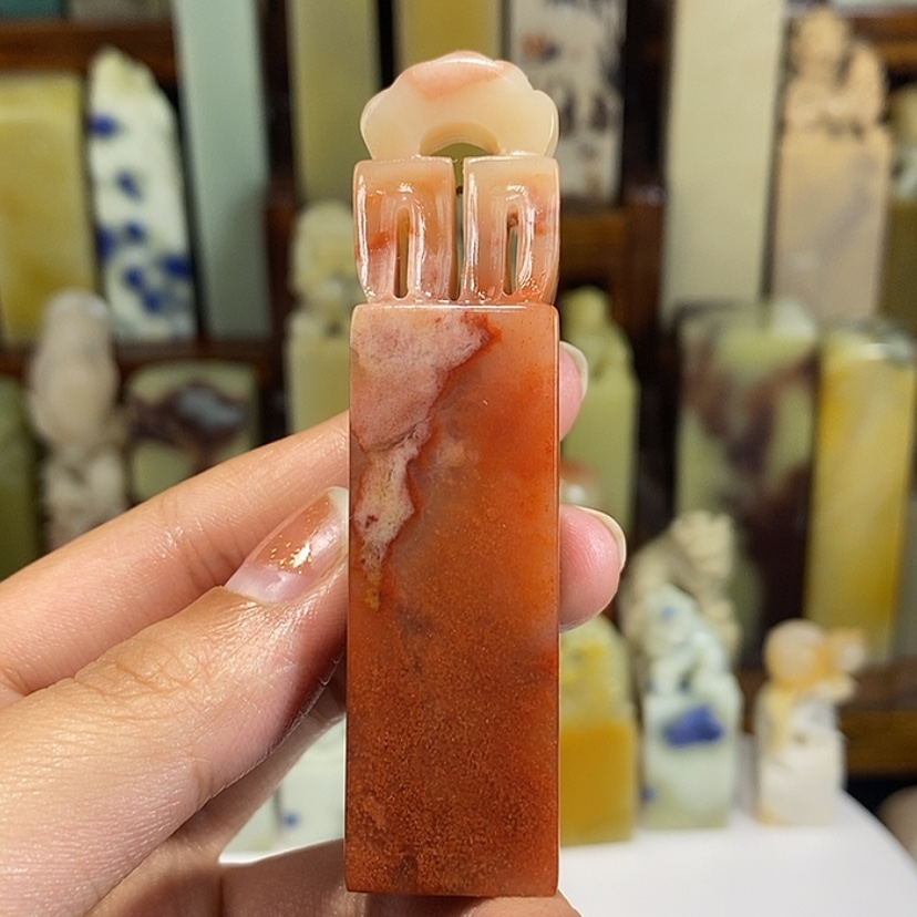 【闪购商品】青田石印石老挝。       