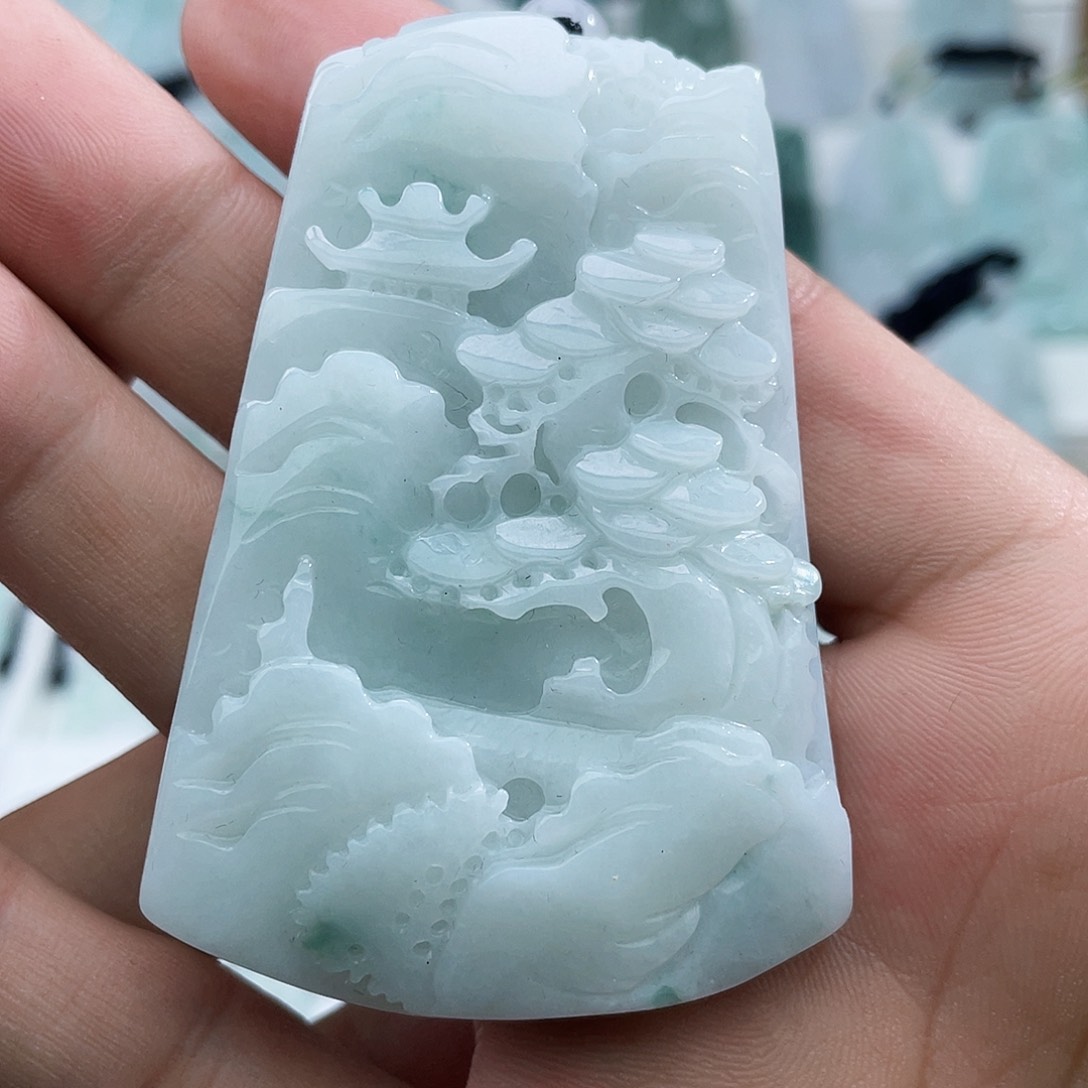 颈饰未镶嵌翡翠翡翠