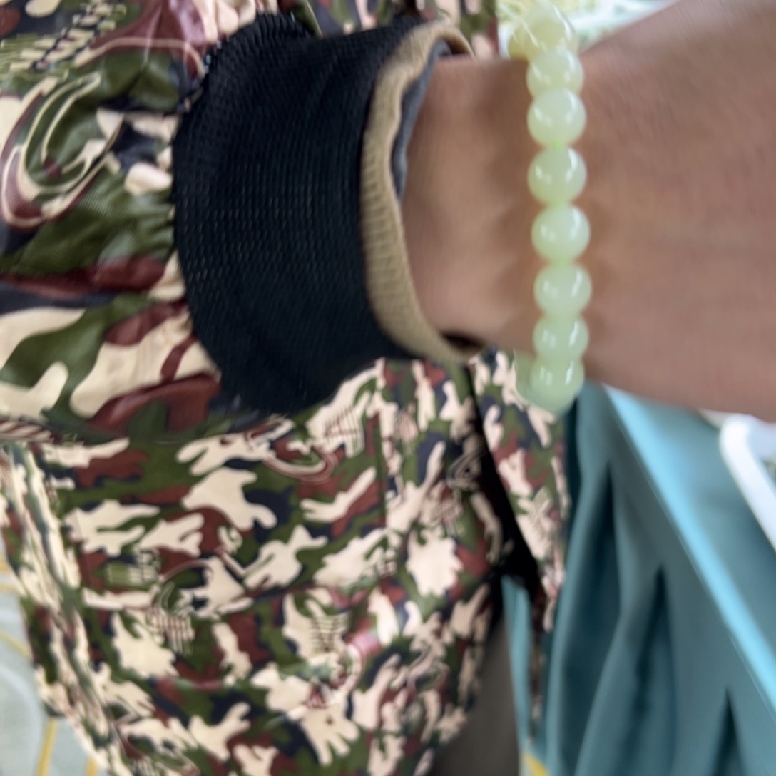 和田玉未镶嵌手链新疆且末料卡10