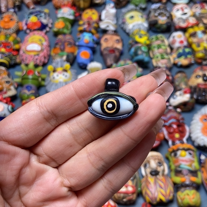 玻璃颈饰印度尼西亚眼睛卡子