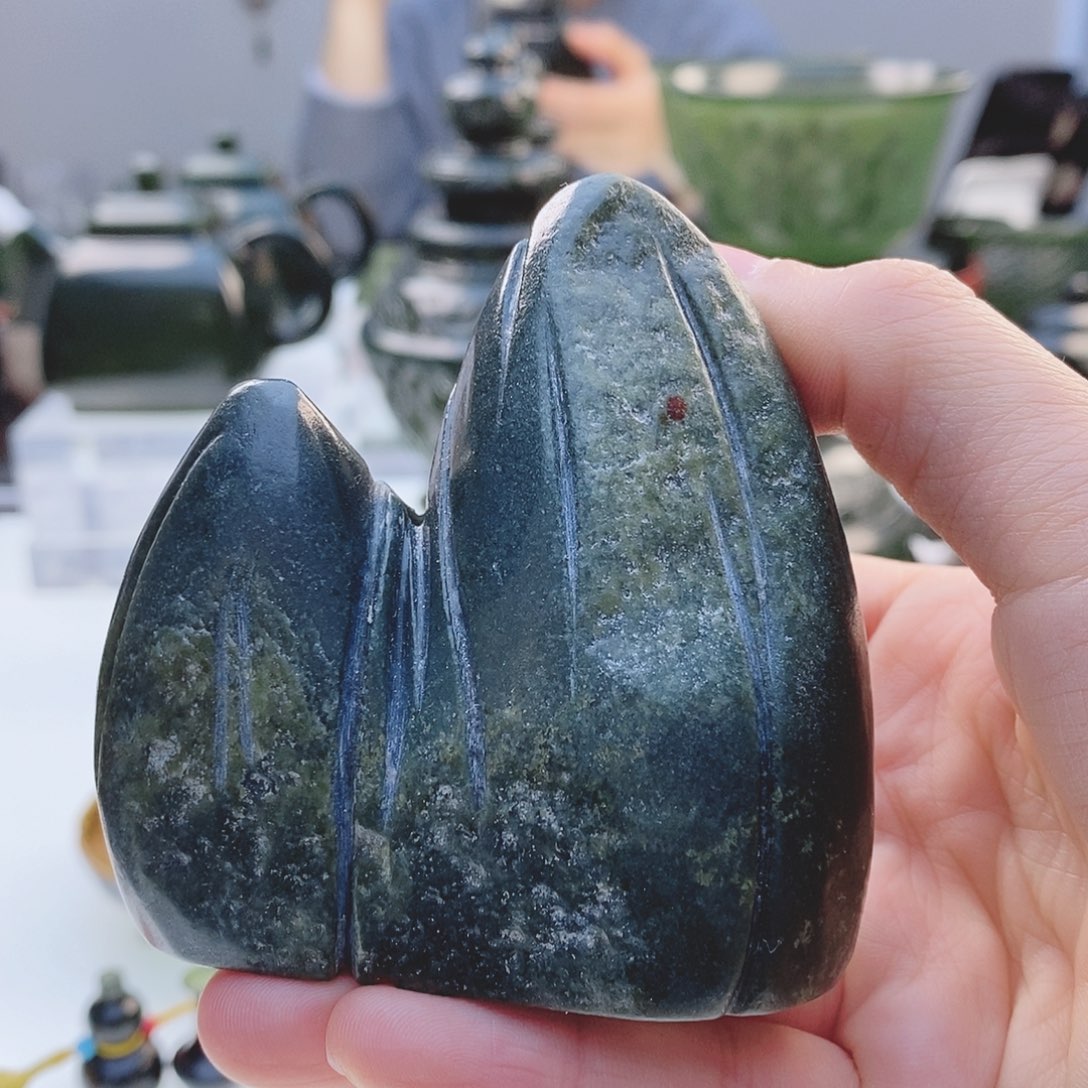 和田玉（青玉）把件未镶嵌