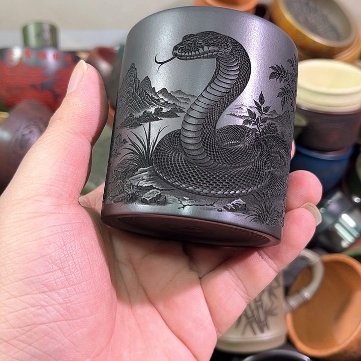茶杯紫砂全手工紫砂主人杯