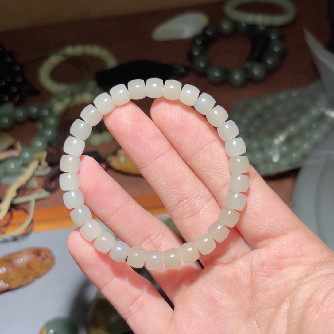 和田玉手链未镶嵌