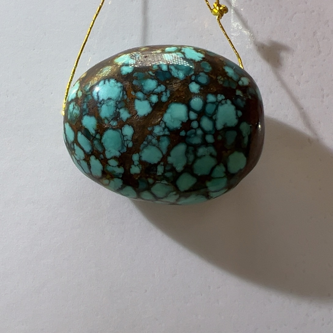 绿松石未镶嵌挂件