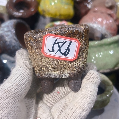 粗陶花盆手工花盆制作