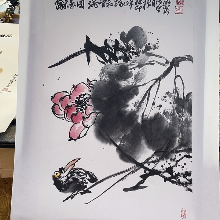 国画张圣敏先生纯手绘作品