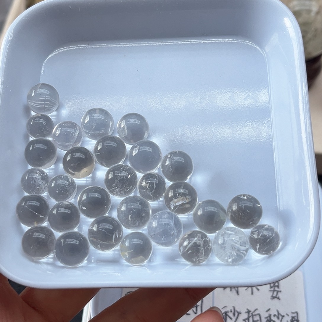 水晶未镶嵌珠宝半成品98单珠