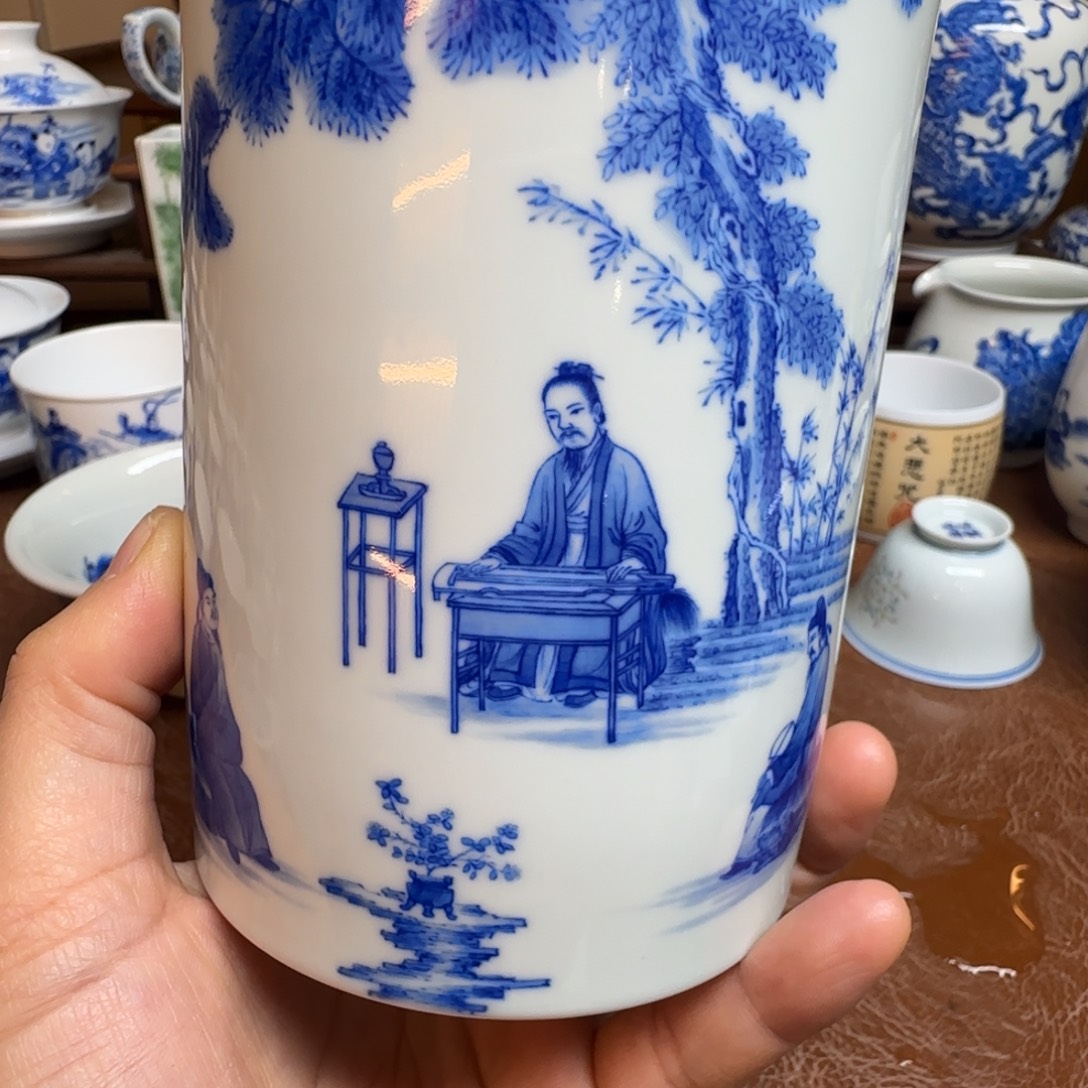 摆件陶今天晚上的月亮很圆