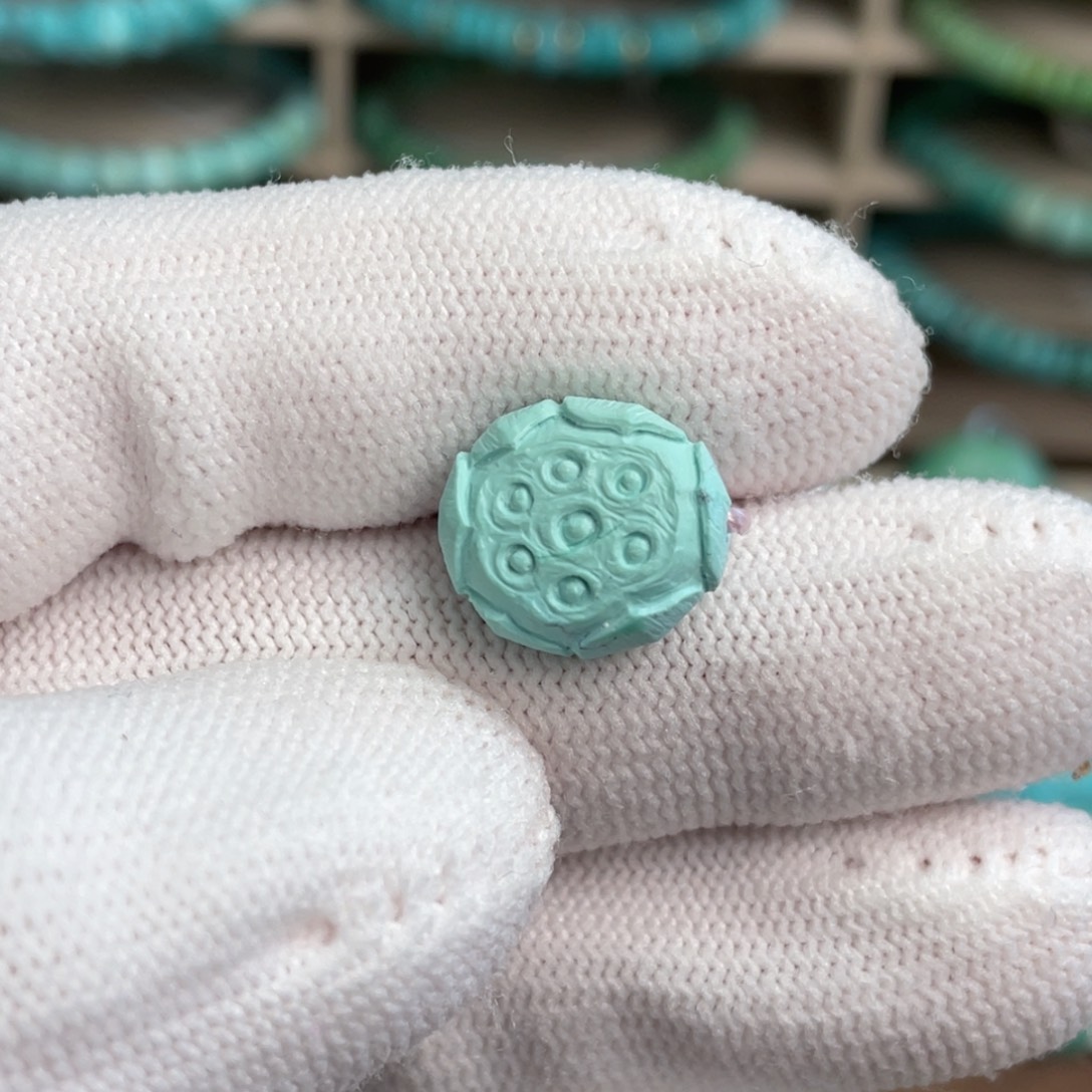 绿松石未镶嵌好事莲莲11