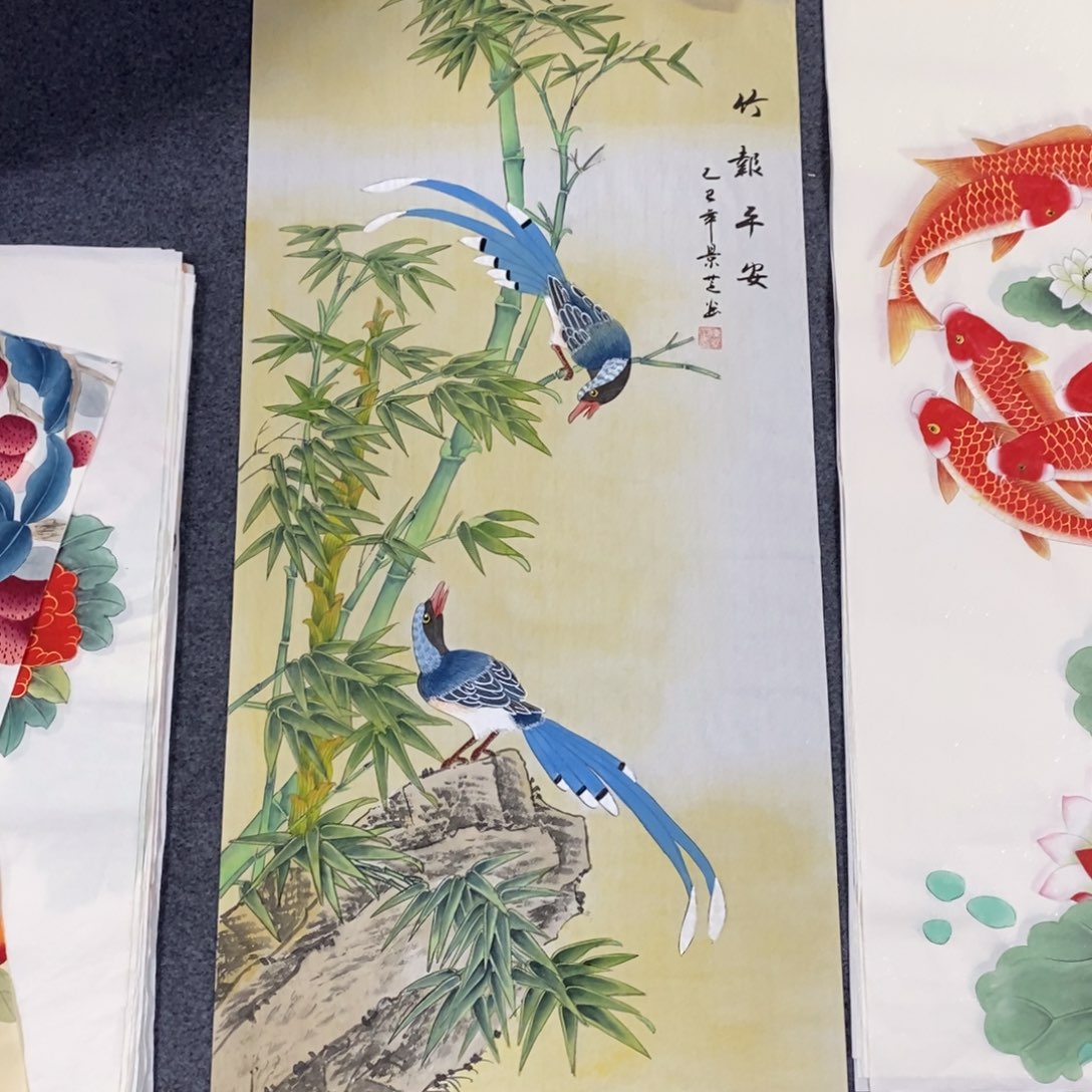 国画尺寸100✖️50三尺精品工笔手绘