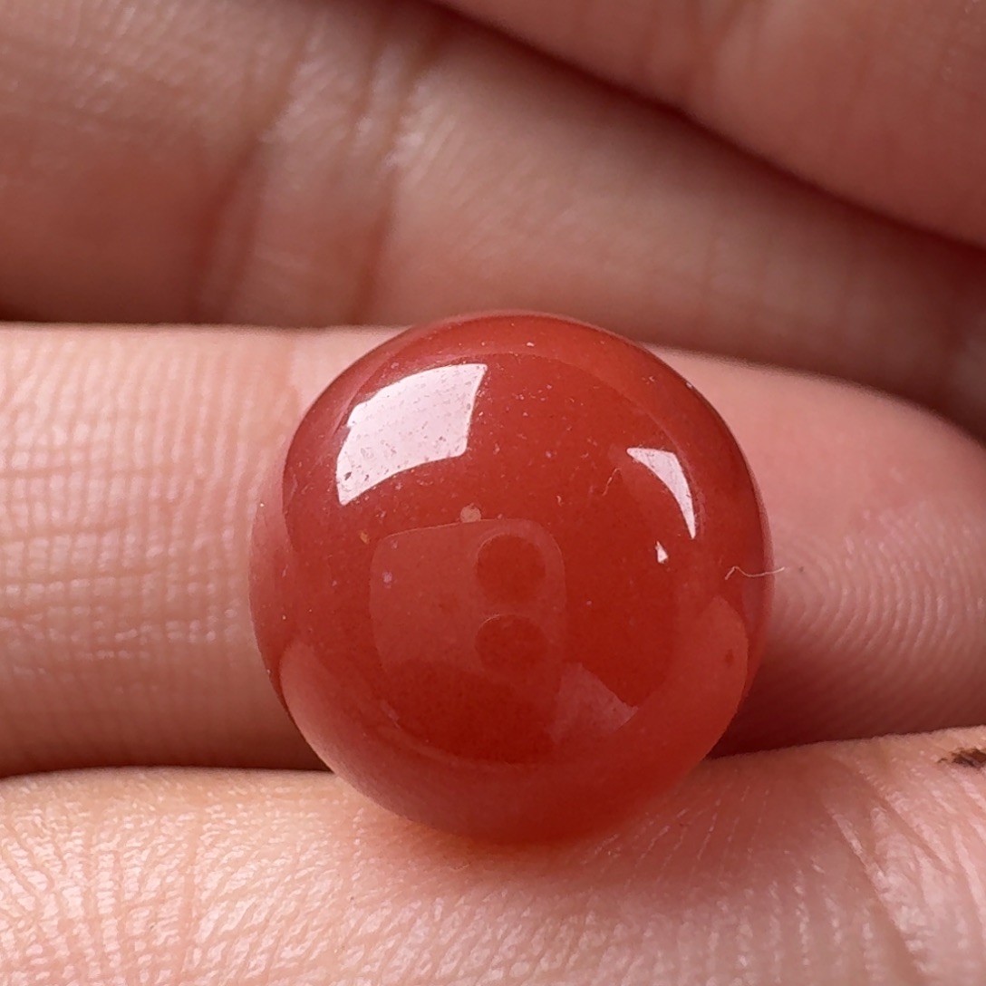 南红玛瑙圆珠12.1未镶嵌