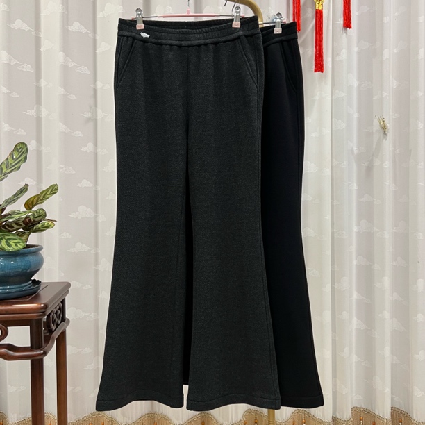 胖人坊大码筒喇加绒裤01472 裤长102