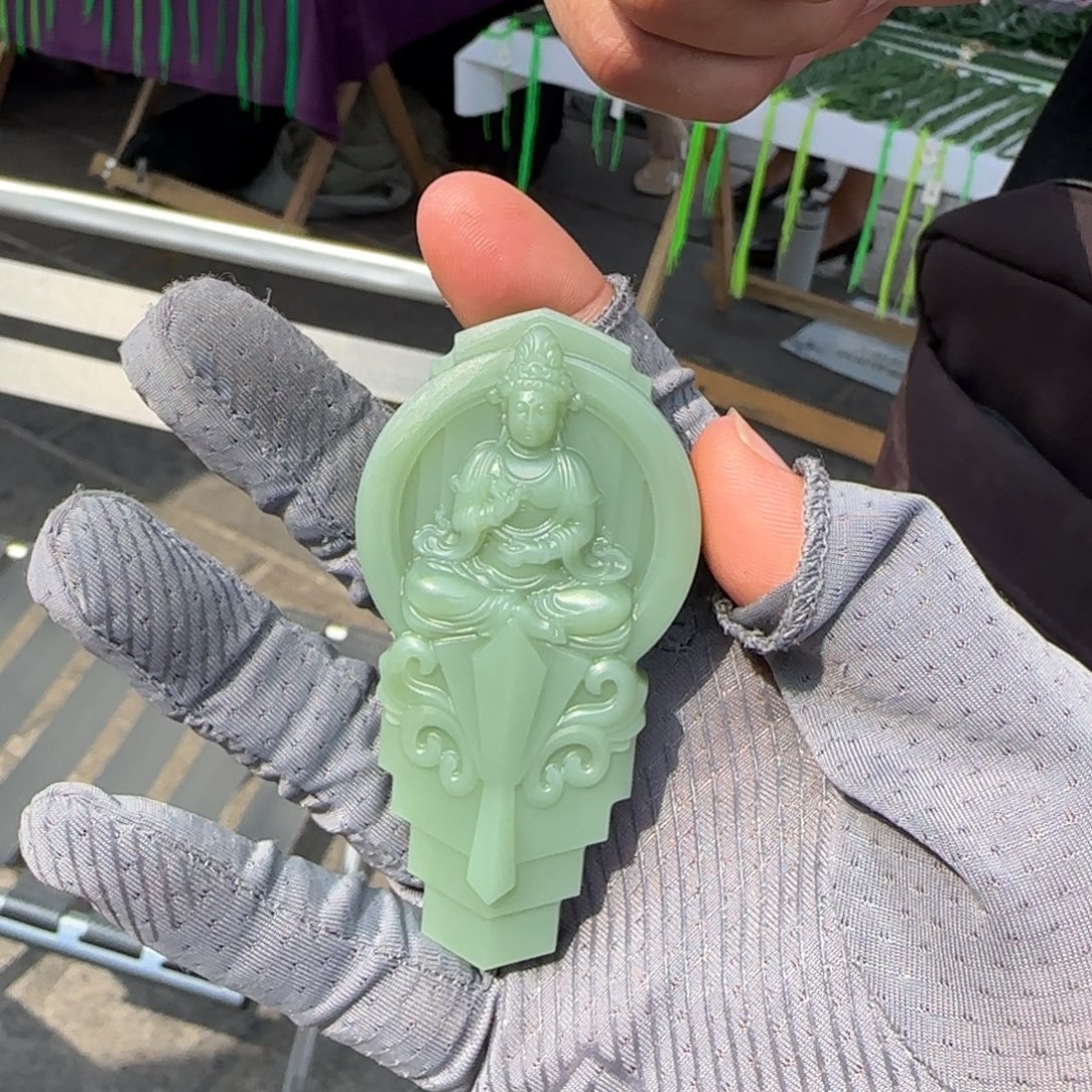 和田玉未镶嵌颈饰55