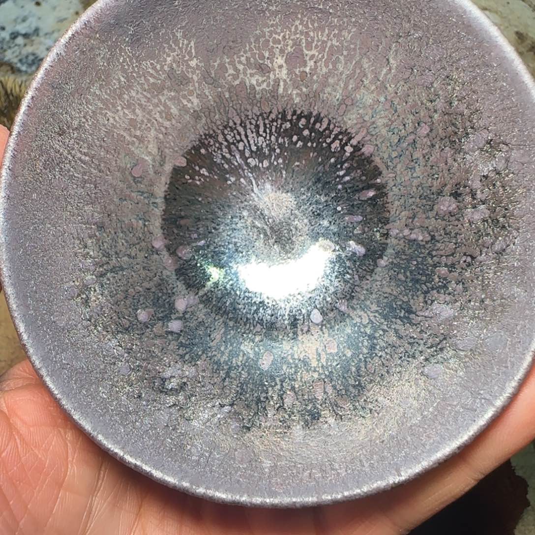 柴烧建盏茶盏茶杯136