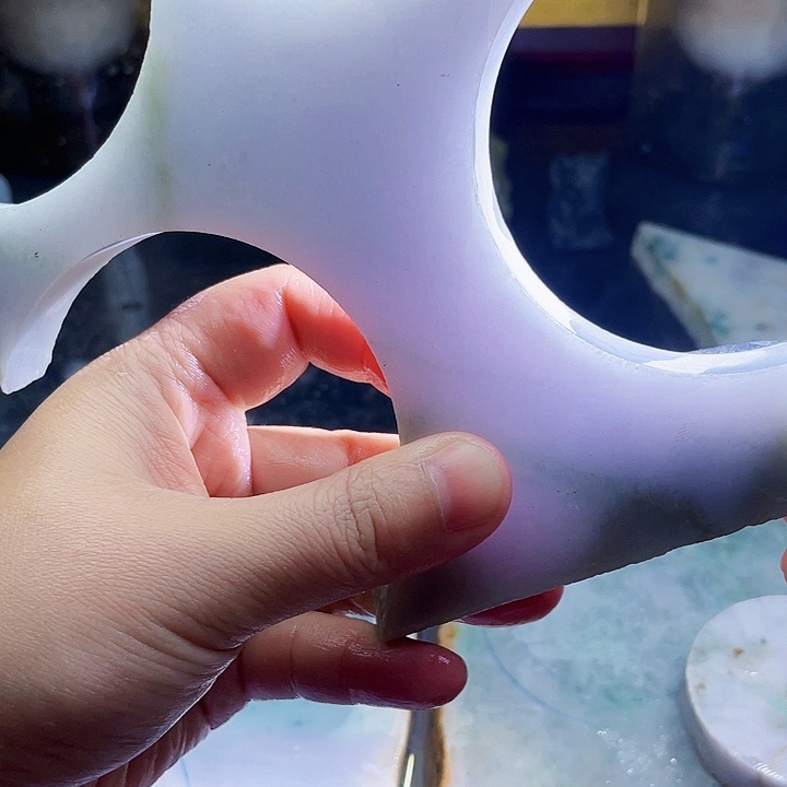 翡翠未镶嵌颈饰毛料22