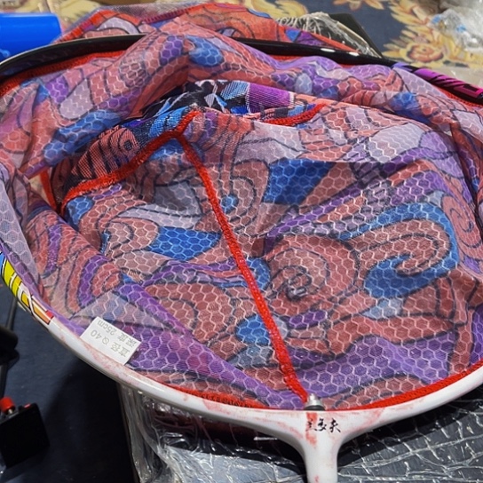 异型抄网头40带灯。   