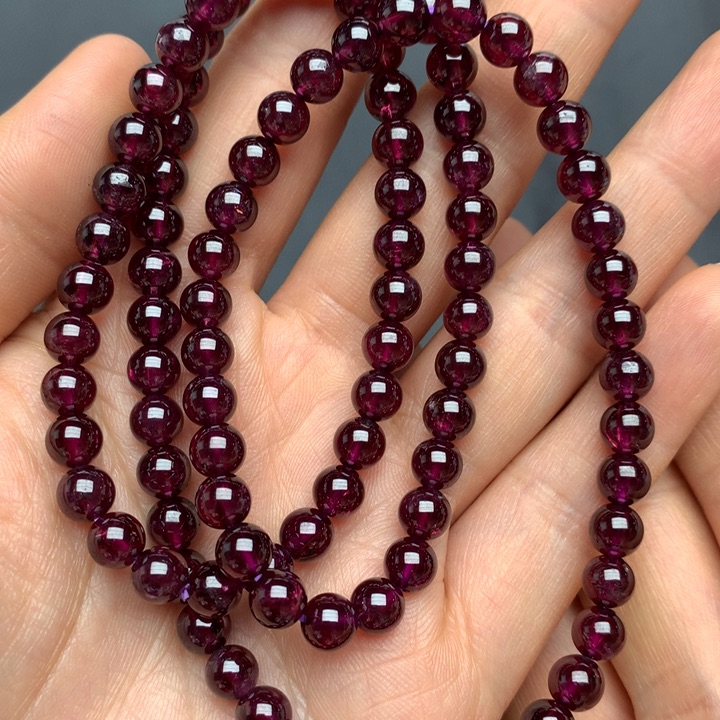 石榴石手链未镶嵌石榴石卡5➕多圈