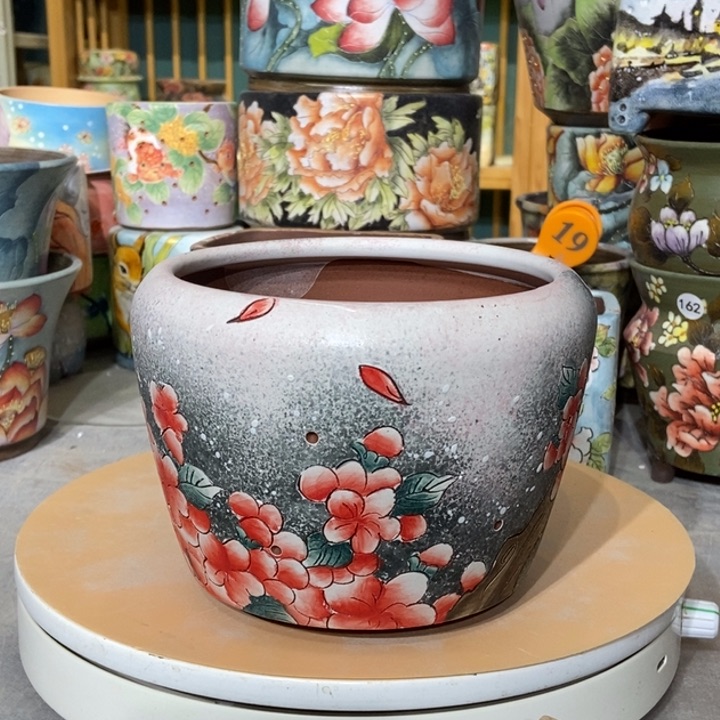 红陶景德镇艺术手绘作品